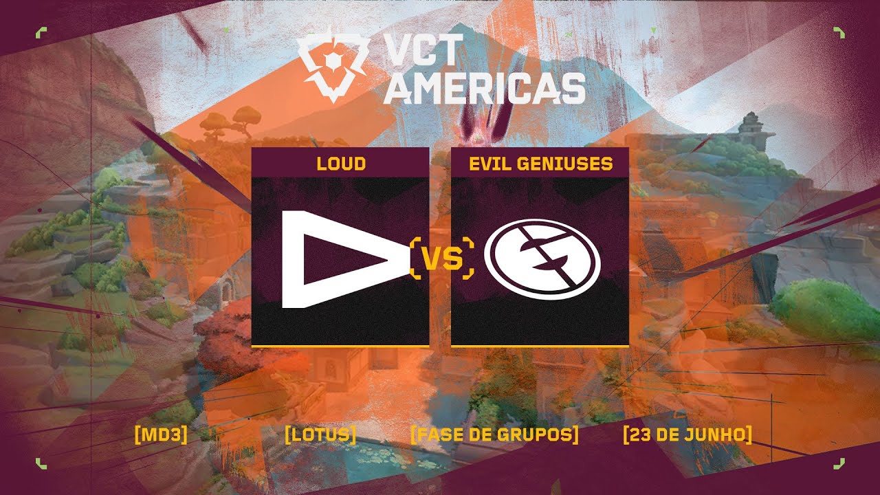 LOUD x Evil Geniuses (Mapa 1: Lotus) | VCT Americas