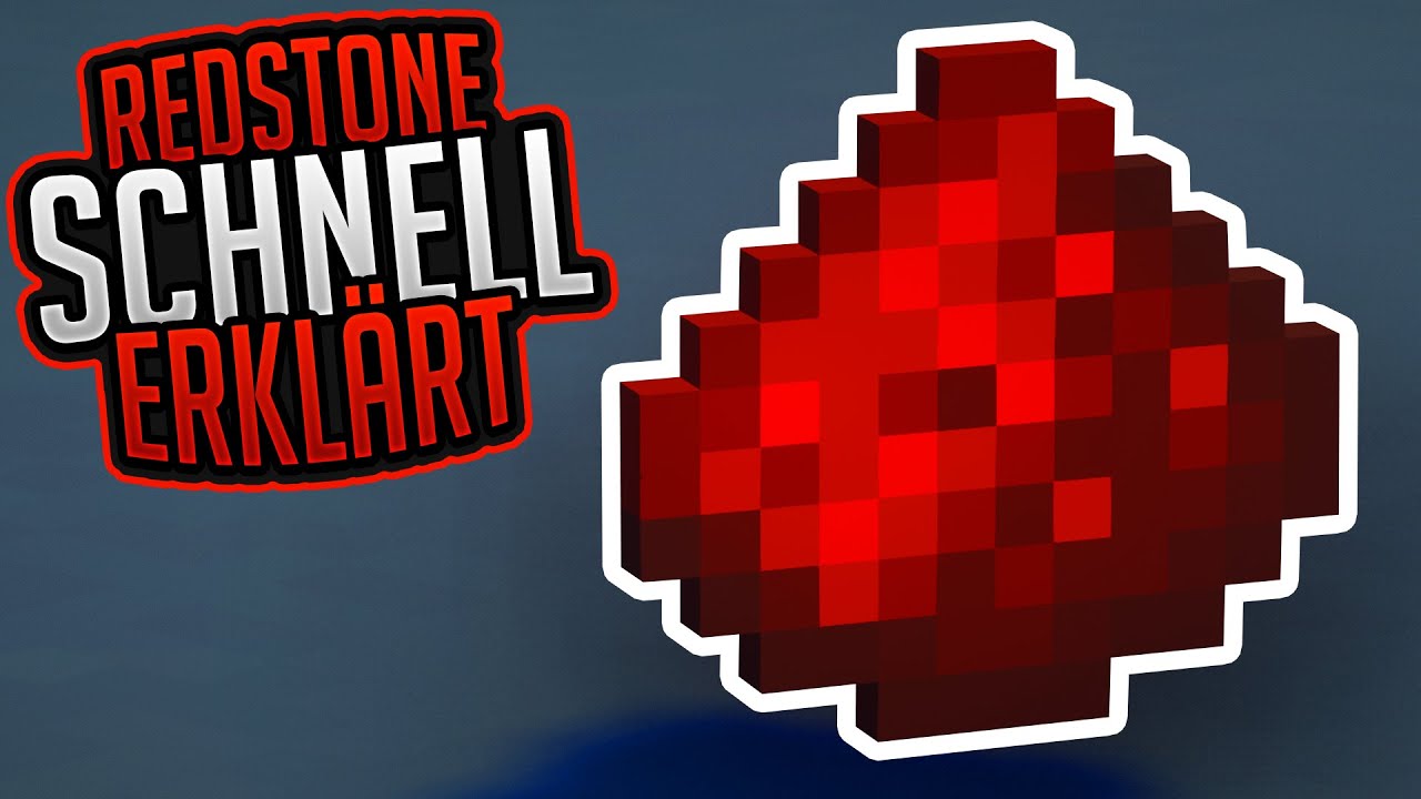 Redstone Einfach Erklärt! (Tutorial) ✨ Redstone Schnell Erklärt #01 ✨ ErikOnHisPeriod