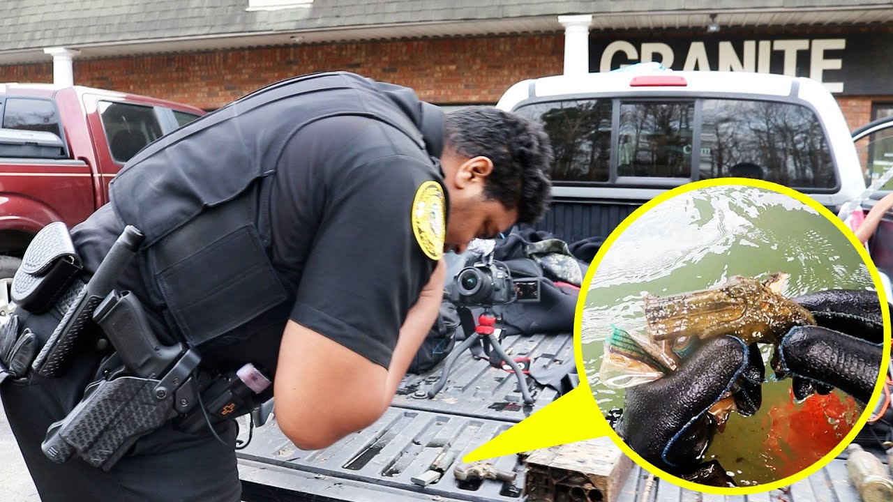 Cops Called Over Criminal Evidence Found Scuba Diving!!