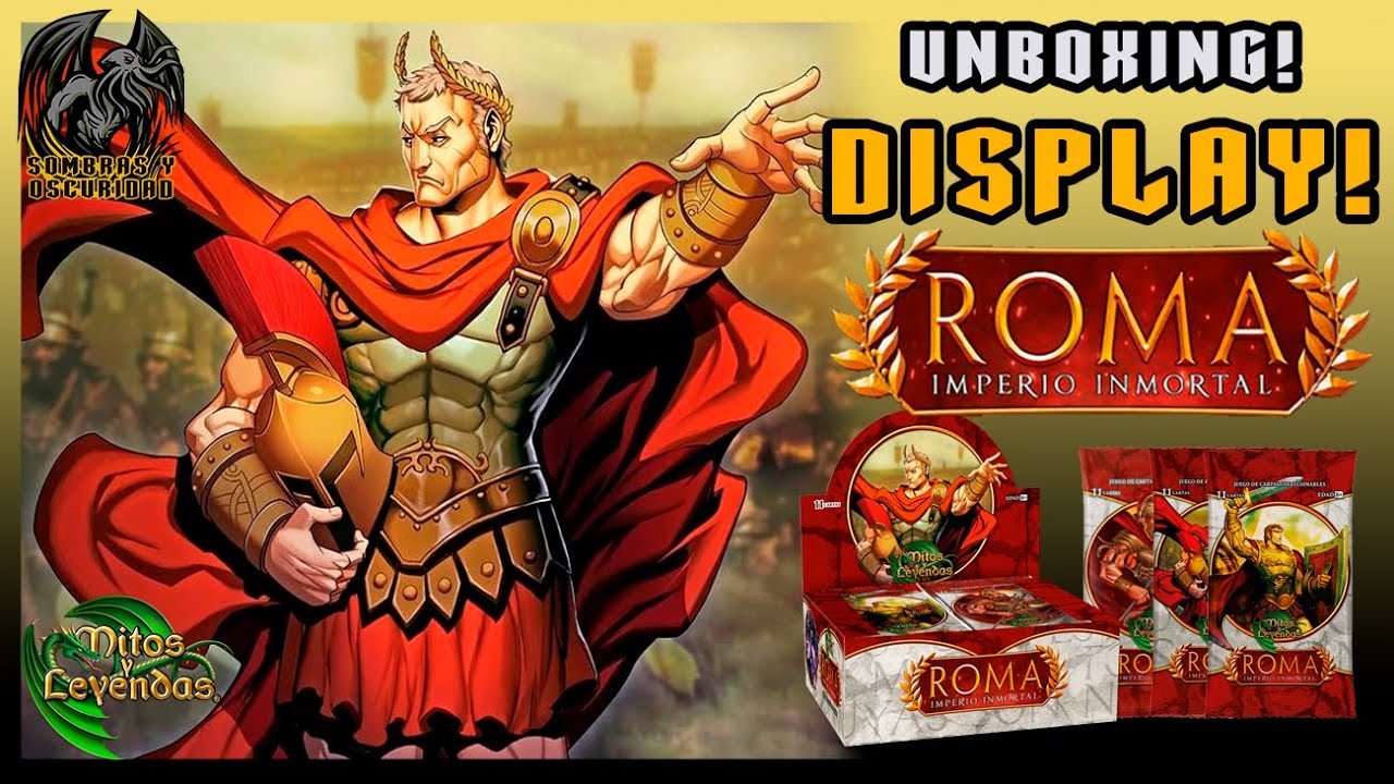 Unboxing Display Roma! de MitosYLegendas! MYL TCG