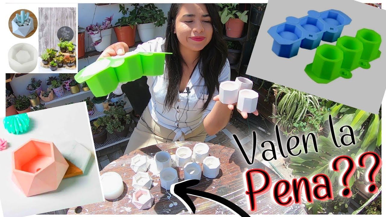 MACETA CON YESO CON MOLDES DE SILICON // Unboxing, PRIMERAS Impresiones, PRECIO