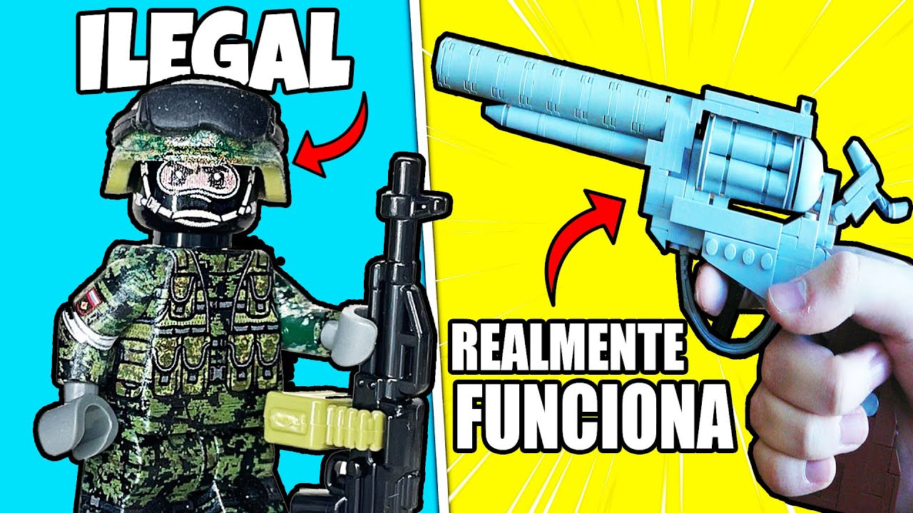 Construí armas LEGO CRIMINALES...