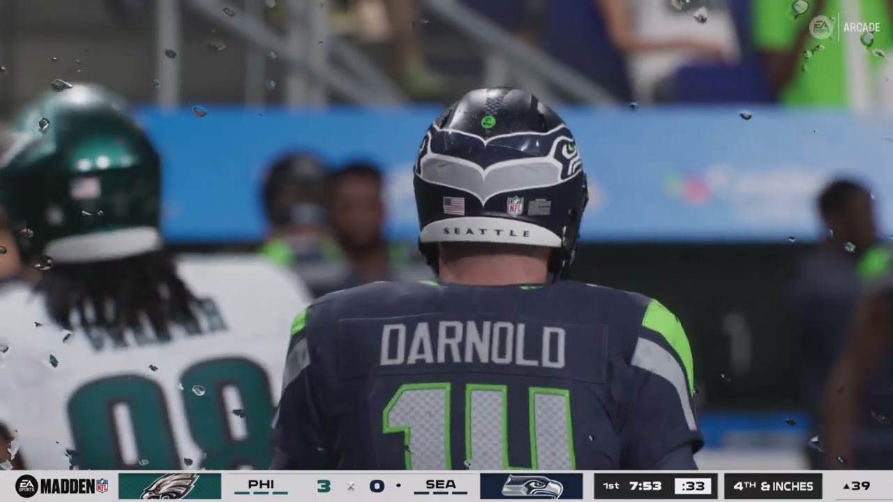 NFL SimPlayoffs PHI VS SEA 1st half
