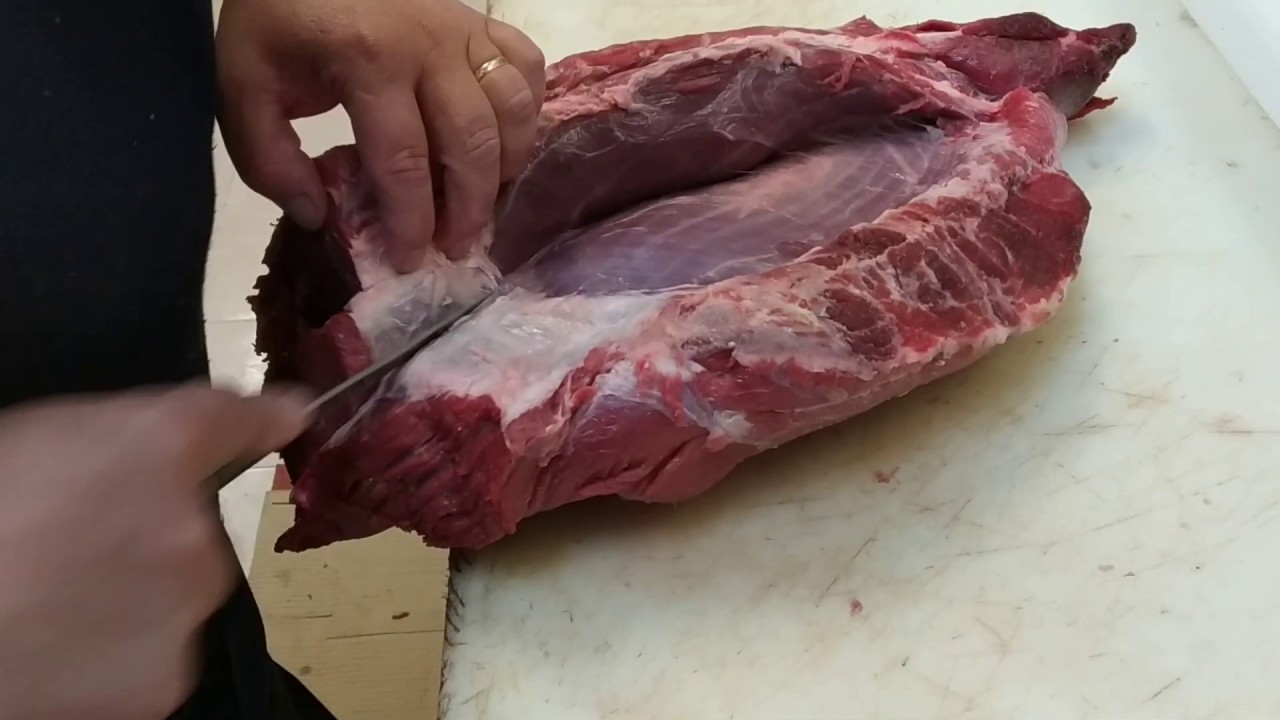 despiece de aguja de ternera