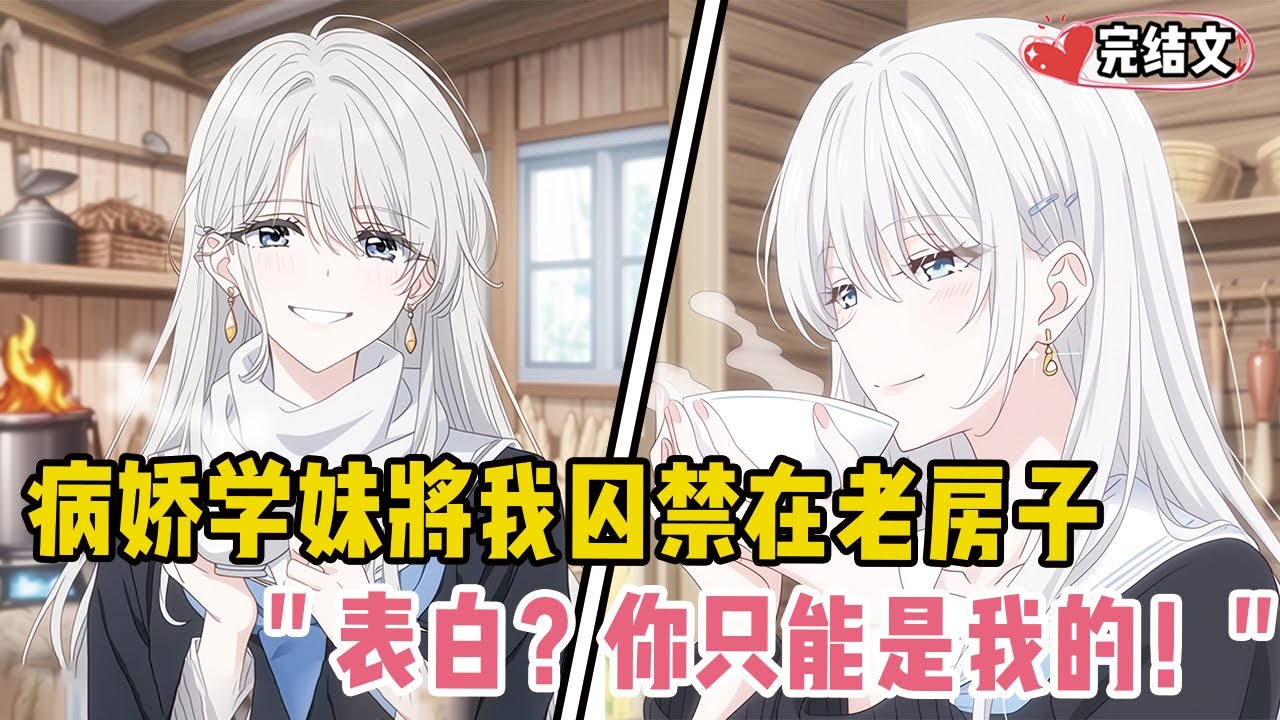 病娇学妹将我囚禁在老房子！她端来粥轻笑：“表白？你只能是我的！”#漫画解说 #二次元 #一口气看完系列 #校园爱情 #柳如煙 #爽文 #完结文