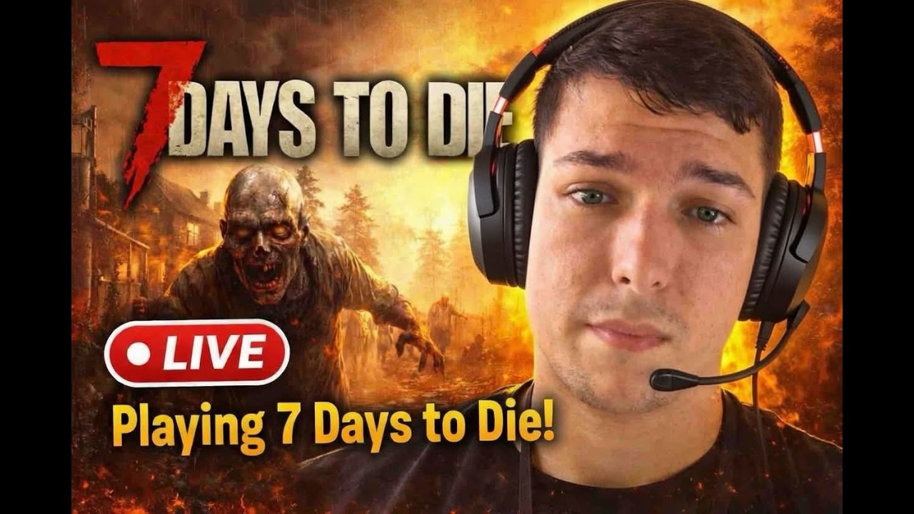 🔴 LIVE! First time playing 7 Days to Die