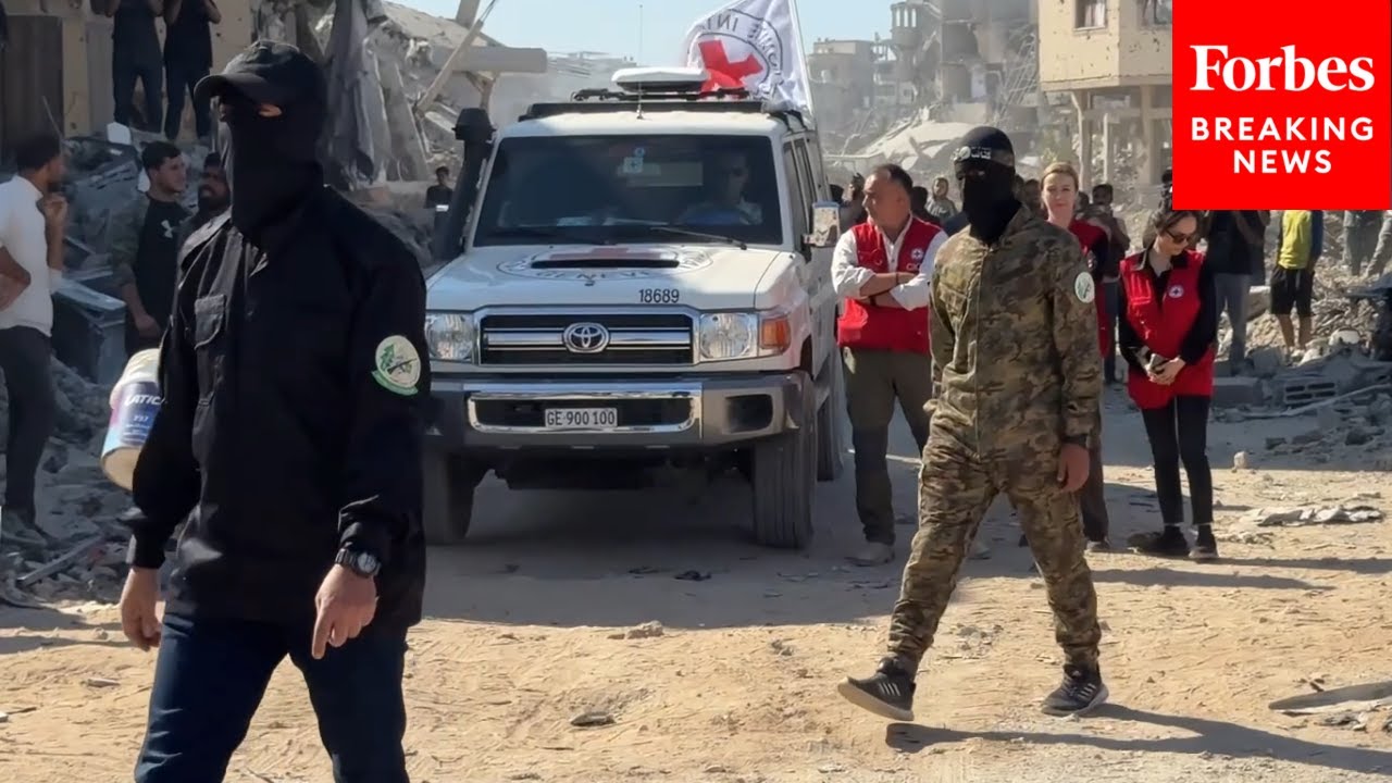 Members Of Hamas Oversee Recovery Efforts For Bodies Of Israeli Hostages