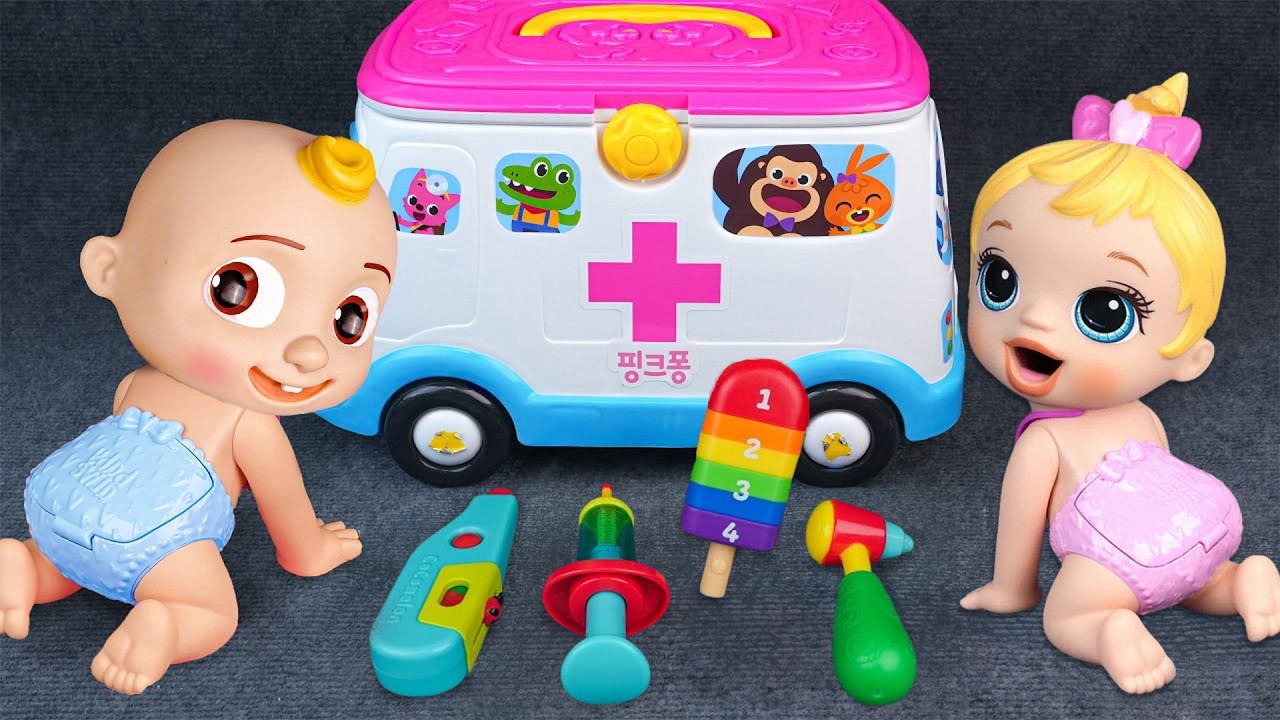 15 Minutes Satisfying Unboxing Doctor Toys & Ambulance Playset | Review Toys