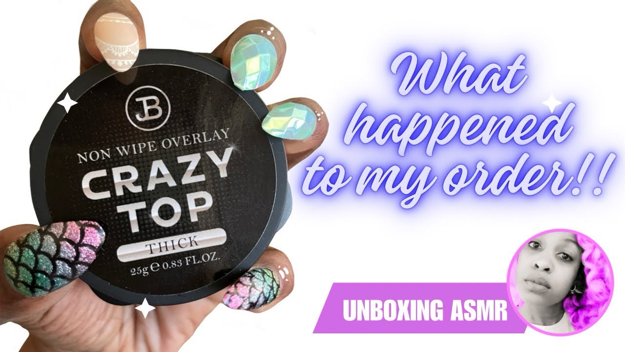 I got Korean Nail Art Crazy Top Gel & Amazon Haul for other fun stuff - ASMR 🤫