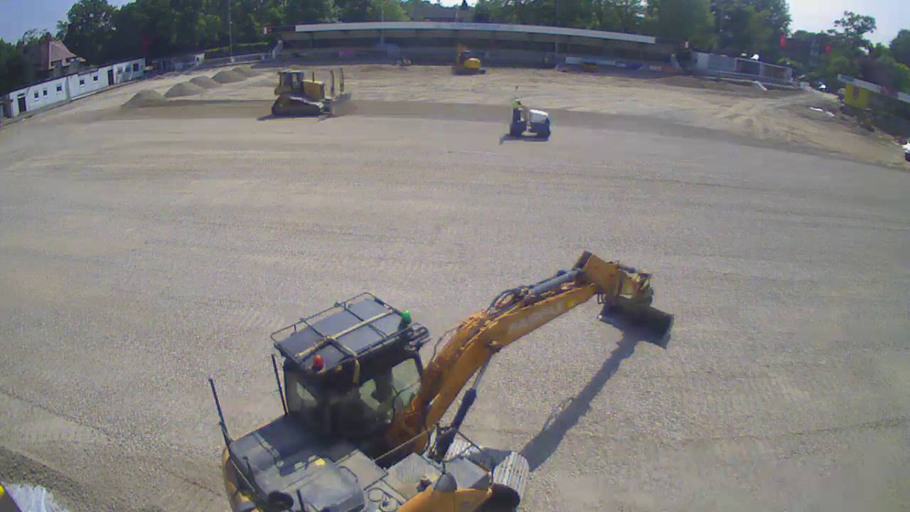 Installation of the 3G pitch at Harrogate Town