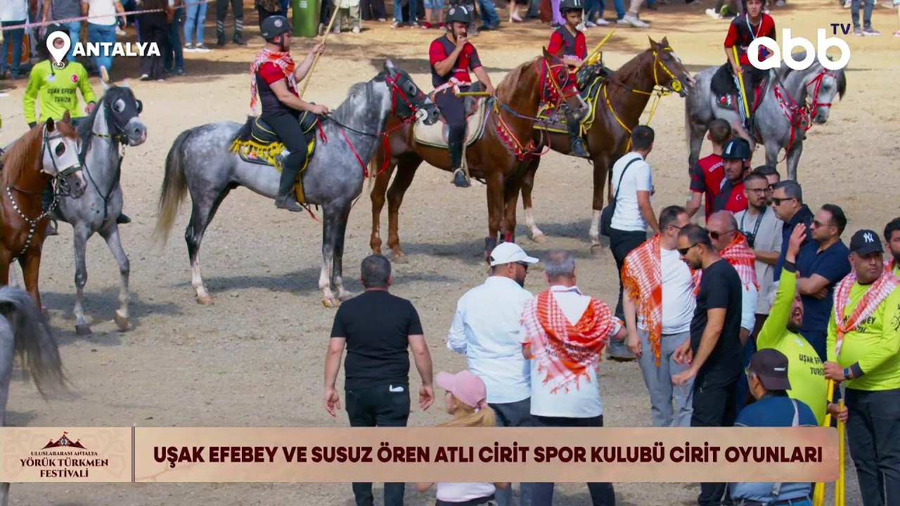Uşak Efebey ve Susuz Ören Atlı Cirit Spor Kulubü Cirit Oyunları