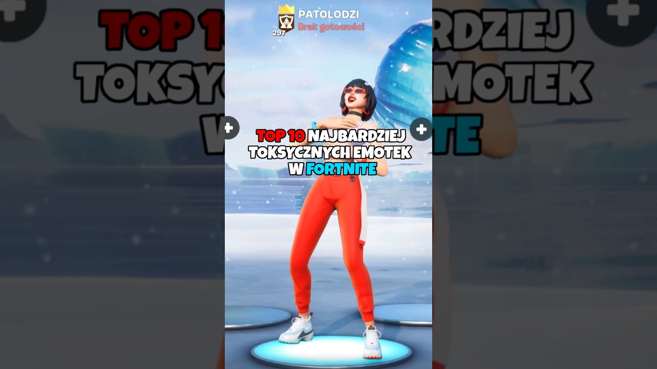 TOP 10 NAJBARDZIEJ TOKSYCZNYCH EMOTEK W FORTNITE! #fortnite
