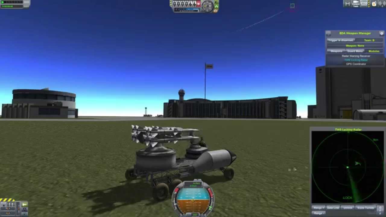BDArmory Development - SAM Turret Early Test