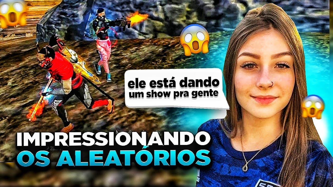 UM SHOW AO VIVO PARA OS ALEATÓRIOS NESSA PARTIDA DE FREE FIRE 🔥