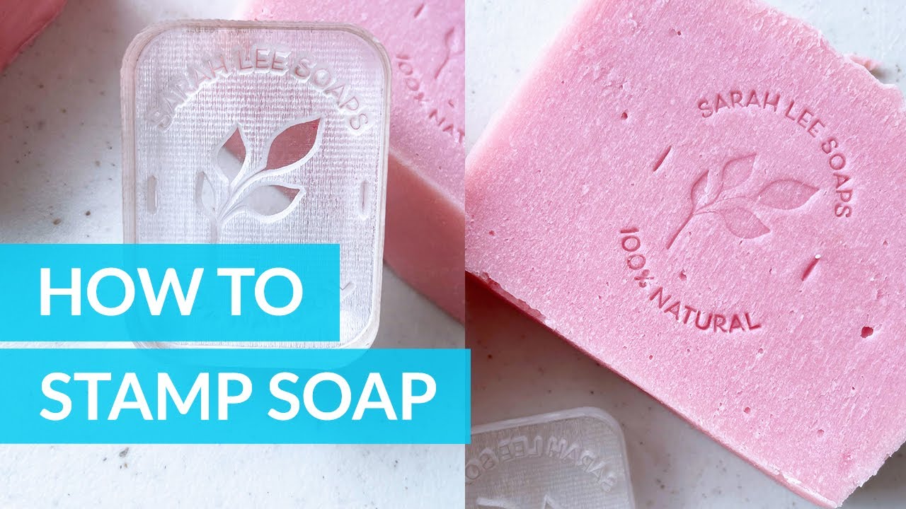 How to Stamp Cold Process Soap