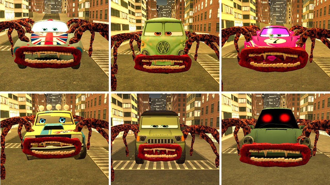 MONSTER CAR: Tesla Eater, House Head Eater, Car Eater, Optimus Eater in GMOD!