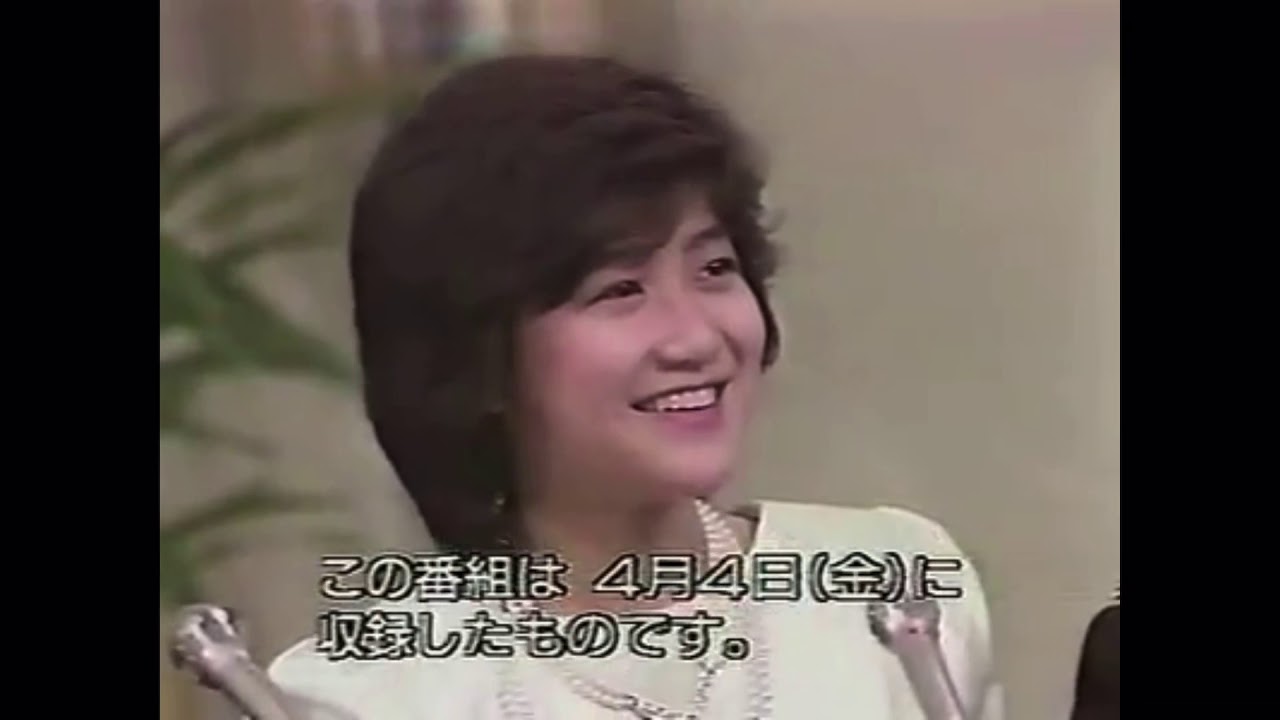 岡田有希子さん最後の収録😢