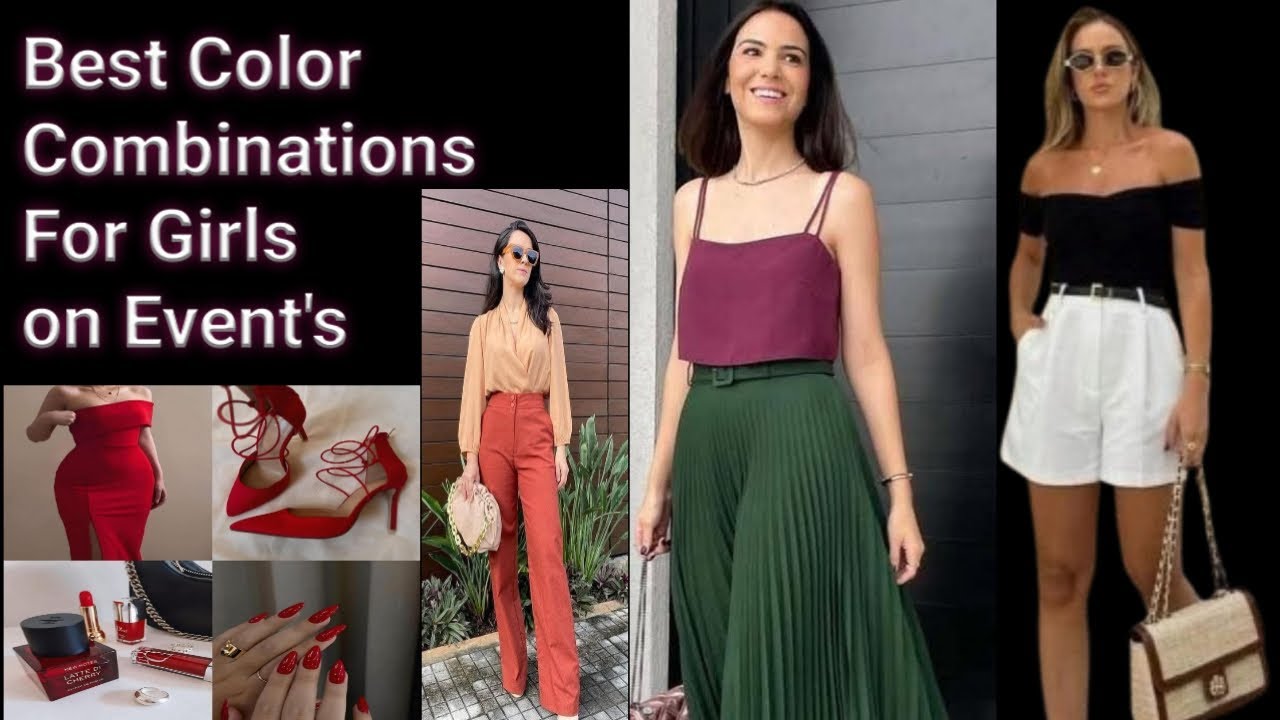 Best Colour Combination For Girls to wear| Party Dress Best Colours Combo #best