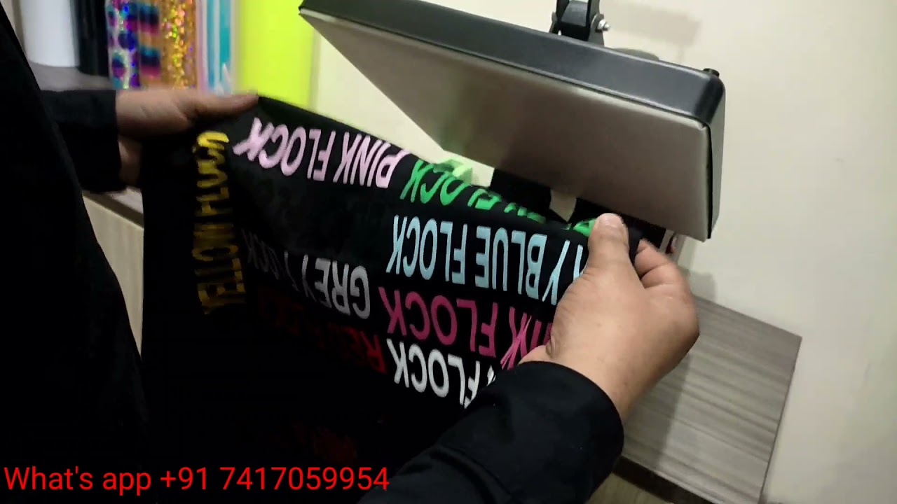 All Type Heat Transfer Vinyl For Cotton T-shirt & Any Type Fabric Printing By Color Print India