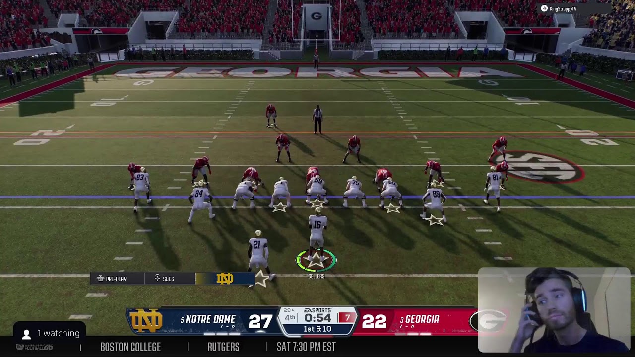 CFB 26 Blitz Lg Szn: 3 Wk: 2 IRISH ☘️