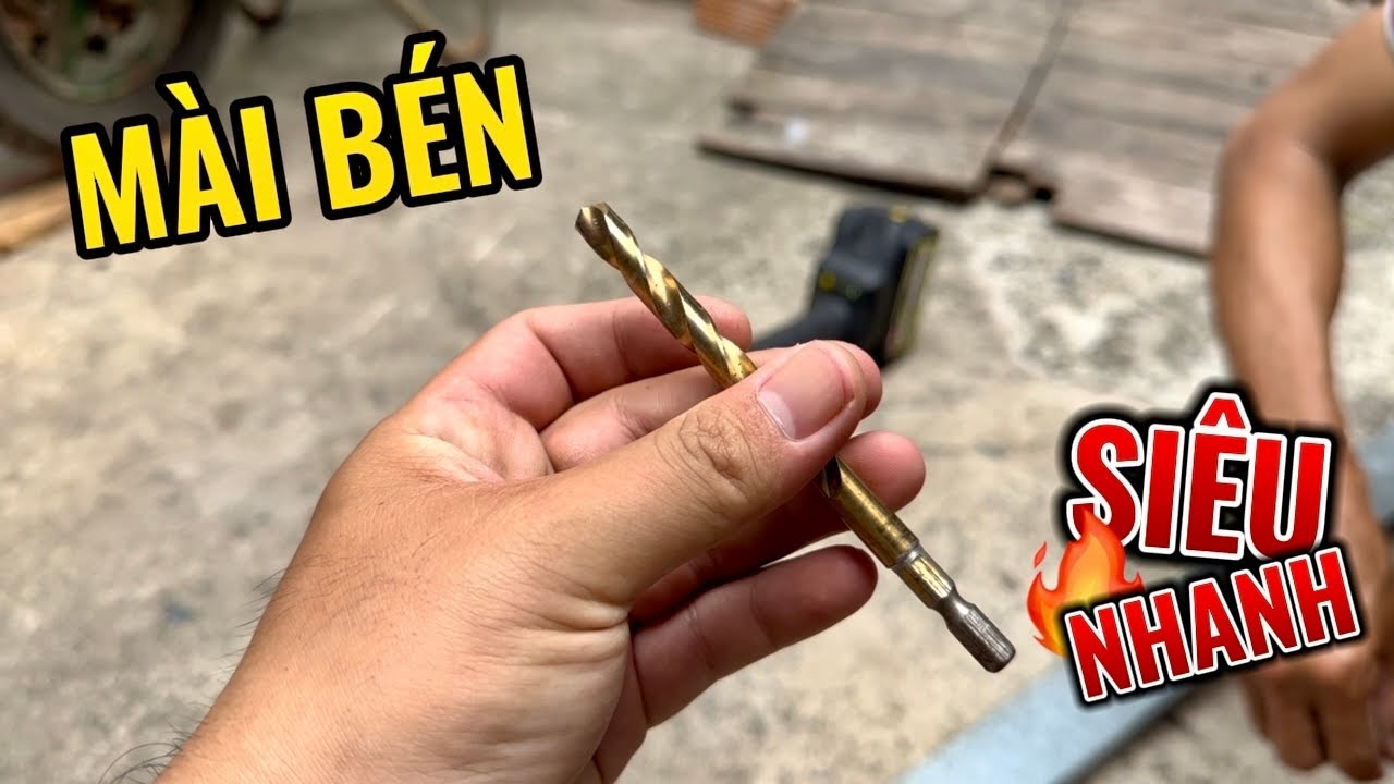 Mài mũi khoan bằng máy tự động siêu nhanh