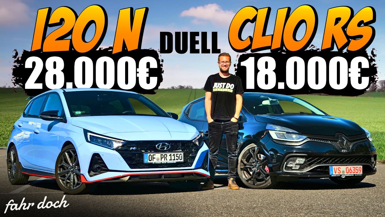 Hyundai i20 N Performance vs Renault Clio RS Trophy ALT vs NEU Vergleich fertig