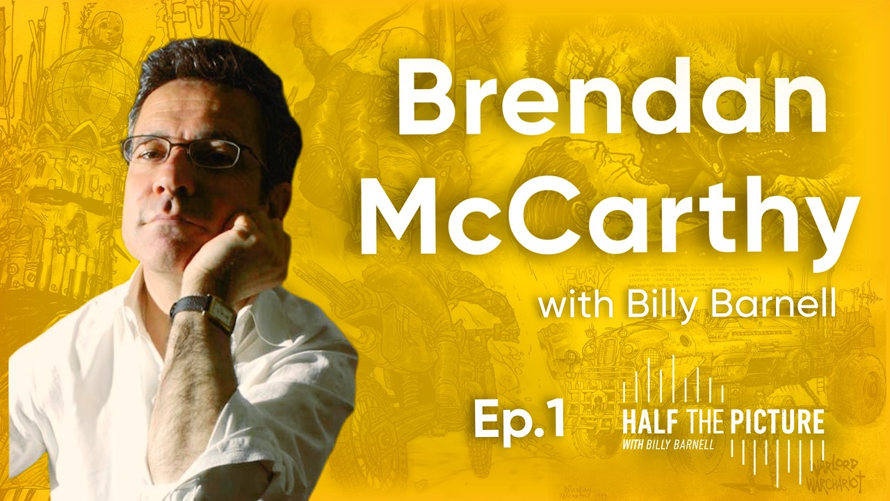 BRENDAN MCCARTHY talks writing Mad Max, George Miller, & Fury Road's Original Ending