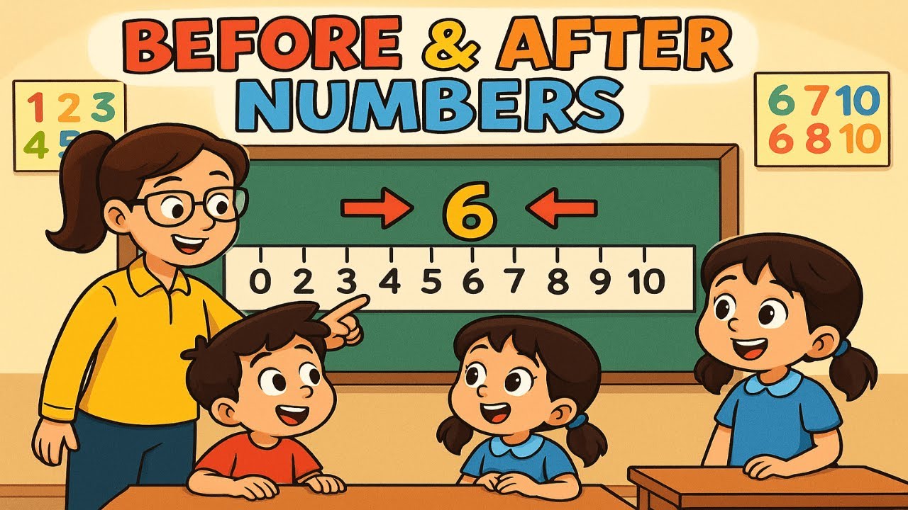 Before and After Numbers Made Easy! | Kids Learn Numbers Fast