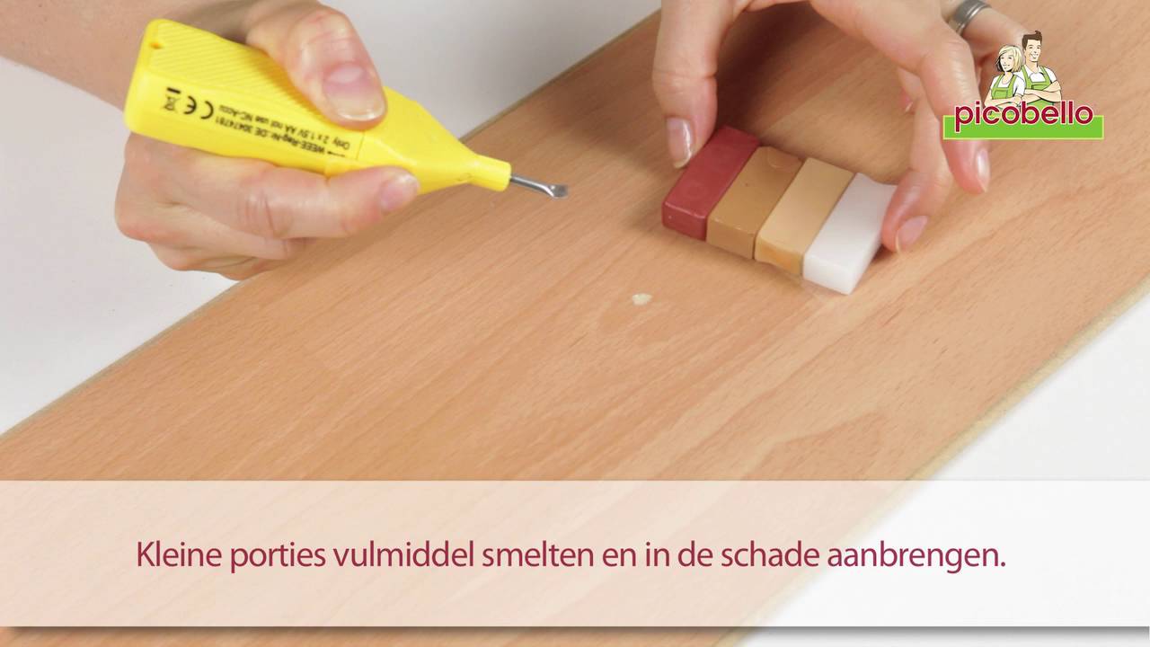 picobello // Mini reparatieset - parket, laminaat, meubels - krassen, kleine gaatjes, deuken ...