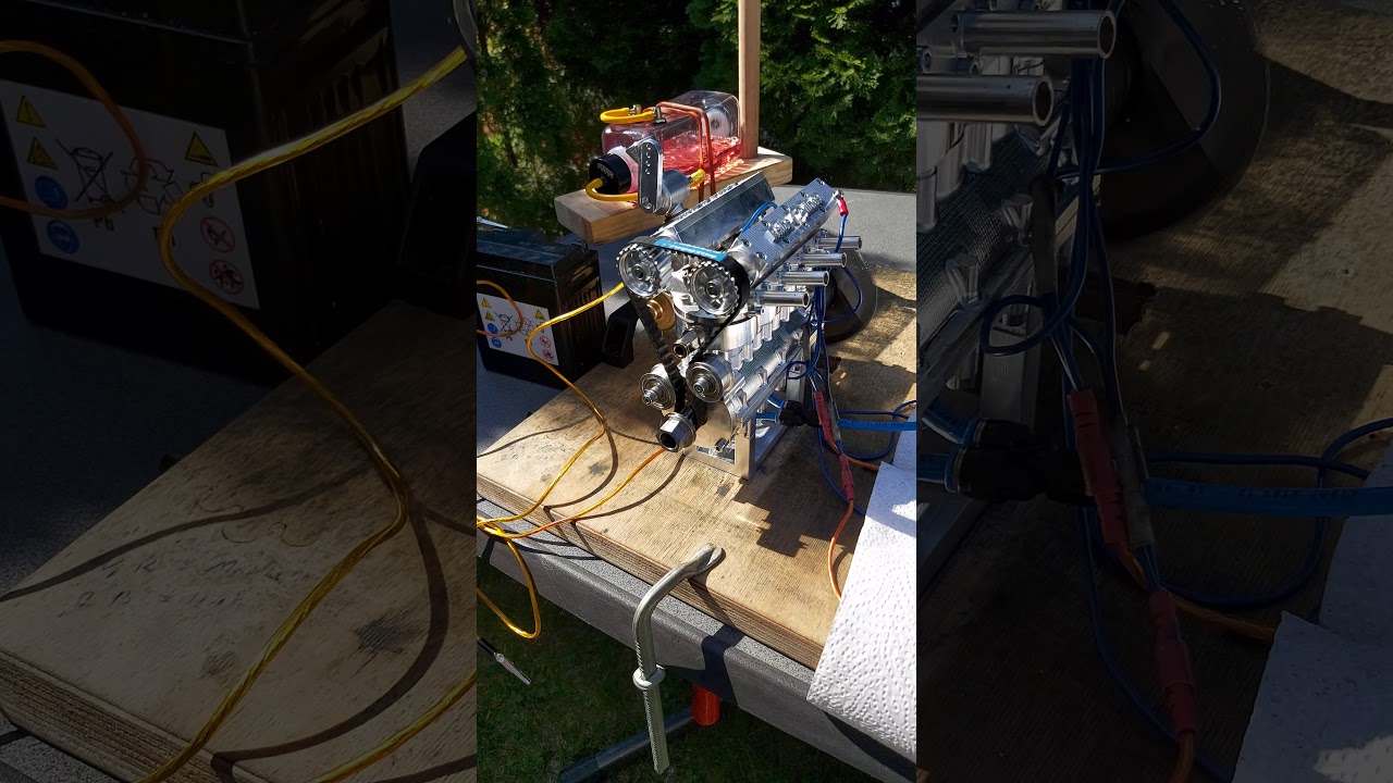 4 Zylinder Reihe Motor mit 38 ccm