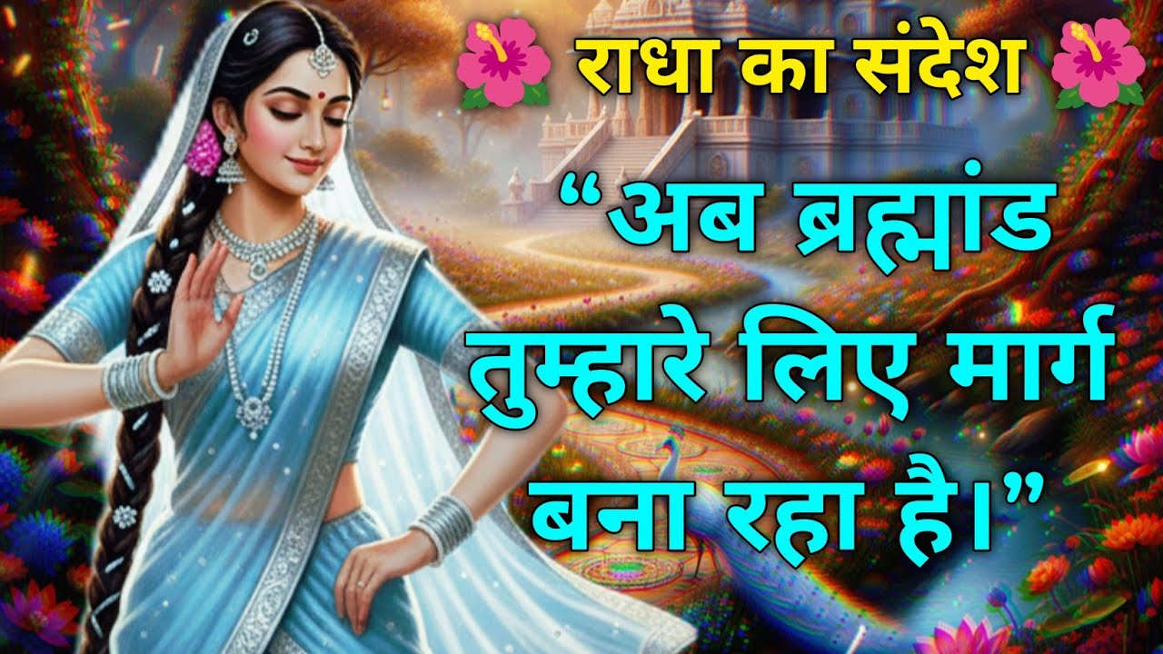 अब ब्रह्मांड तुम्हारे लिए मार्ग बना रहा है 🌺 Radha rani Sandesh 🌺 