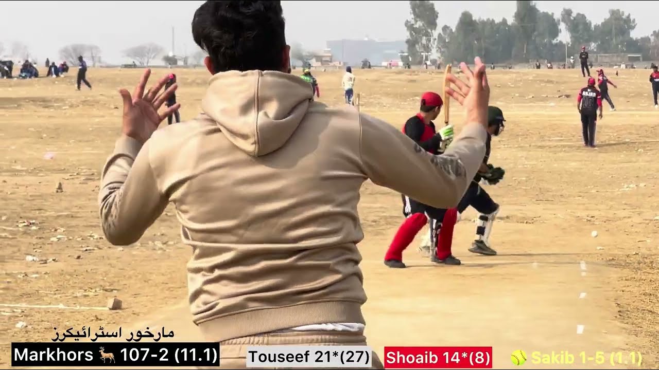 Shoaib Tasleem 38(27) in his 196th Hard ball match in Islamabad (01-Feb-2026) اسلام آباد