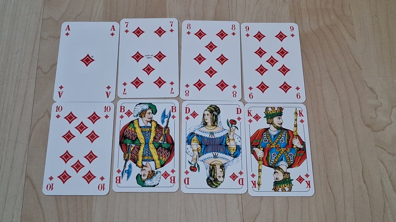 Skatkarten - Bedeutungen der Karo-Karten