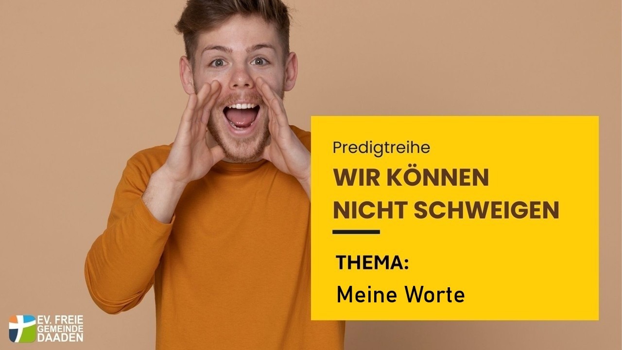 Wir können nicht schweigen: Meine Worte