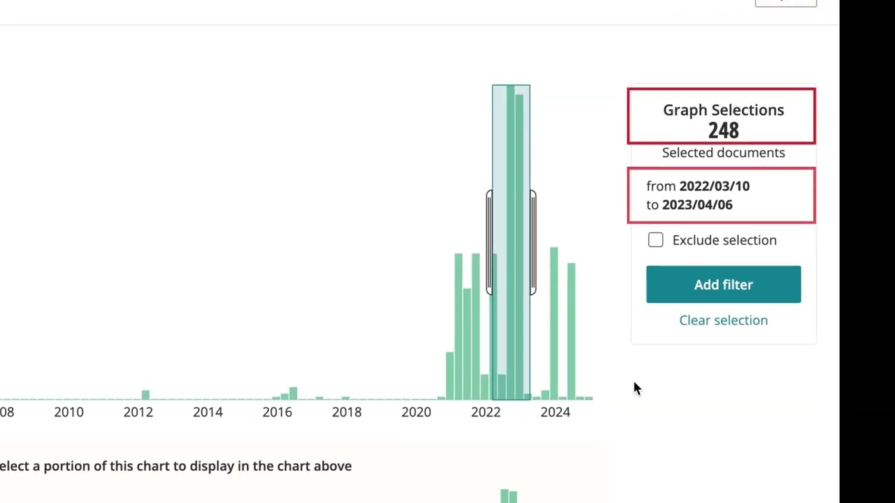 Build a search  in Data Visualizer using filters