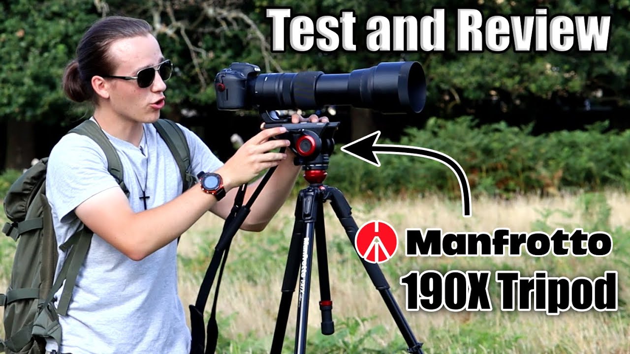 Тестирование видеоштатива Manfrotto X190 + жидкостной головки 500 | Можно ли добиться плавной вид...