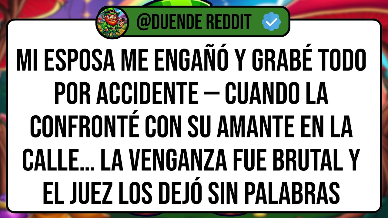 Mi Esposa Me Engañó Y Grabé TODO Por Accidente — Cuando La Confronté Con Su Amante En La Calle…