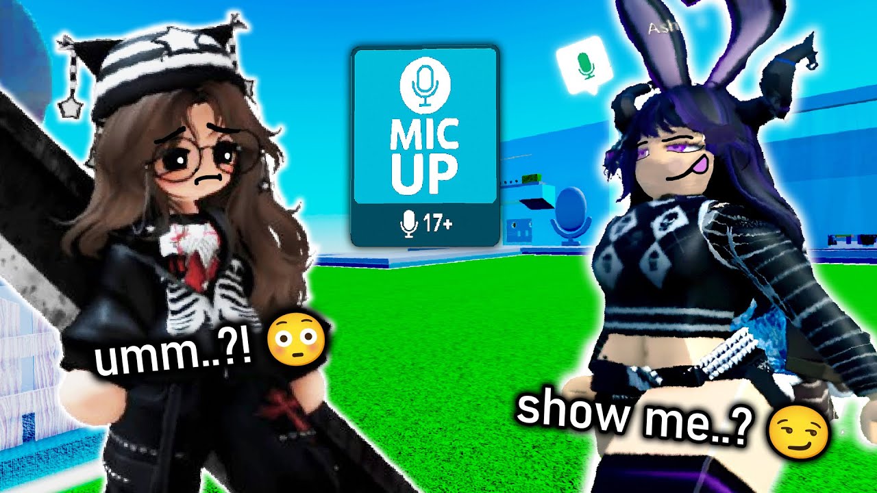 ROBLOX GIRL Said “SHOW ME” in MIC UP Voice Chat..?! (I NEED HELP 😳💀)