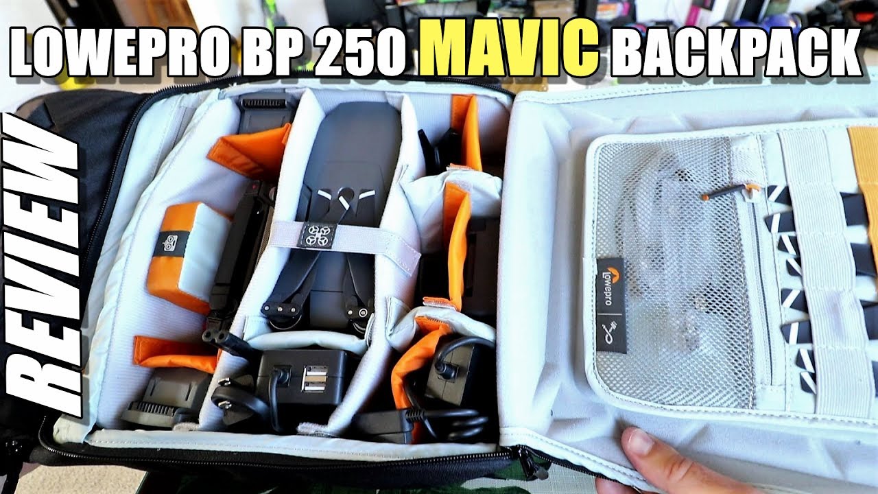 Lowepro DroneGuard BP 250 - DJI Mavic Pro Backpack Review & Setup Tour