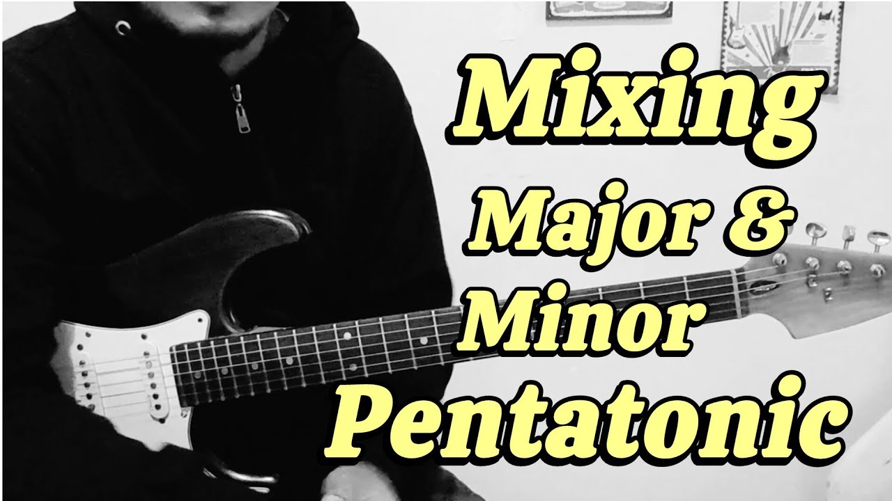 Cara IMPROV Melodi BLUES Pake MIXING Major Minor Pentatonic #belajargitar #tutorialgitar #guitartips