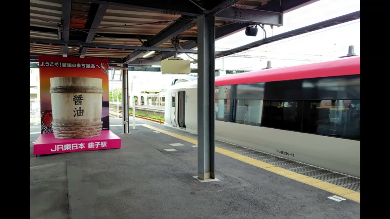 【鉄道走行音】JR特急しおさい5号 E259系(東京→銚子)