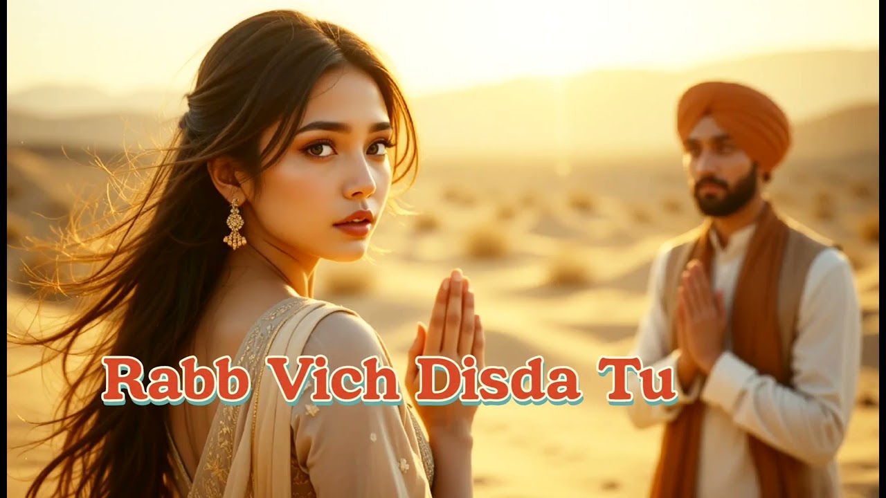 Rabb Vich Dista Tu 💫 | Roohani Ishq | Emotional Punjabi Sufi Song