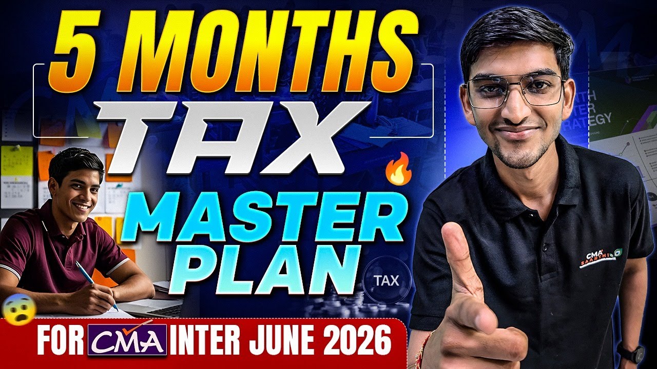 5 Months Study Plan for IDT | CMA Inter June 2026 | Karan Garg Sir