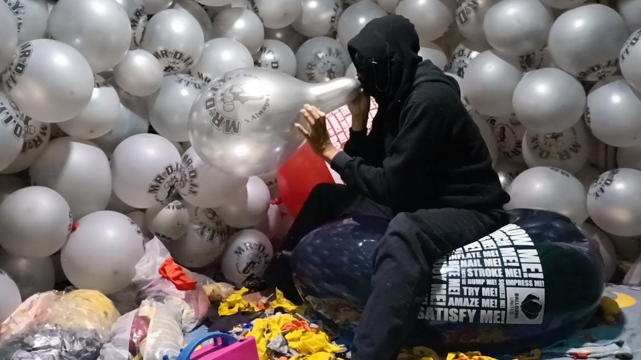 Blow to Pop (B2P) a Chorme Silver MR.DIY's Balloon
