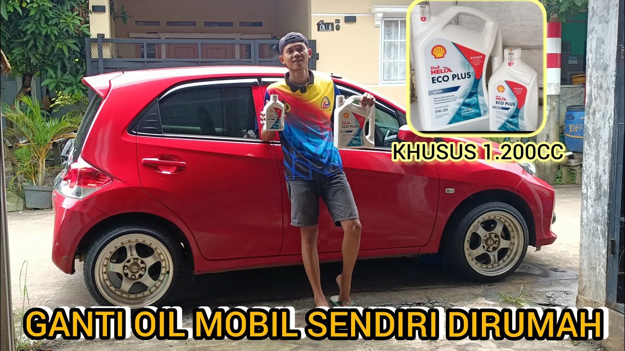 CARA GANTI OIL MESIN MOBIL BRIO‼️ SANGAT MUDAH DAN TIDAK NGURAS KANTONG.