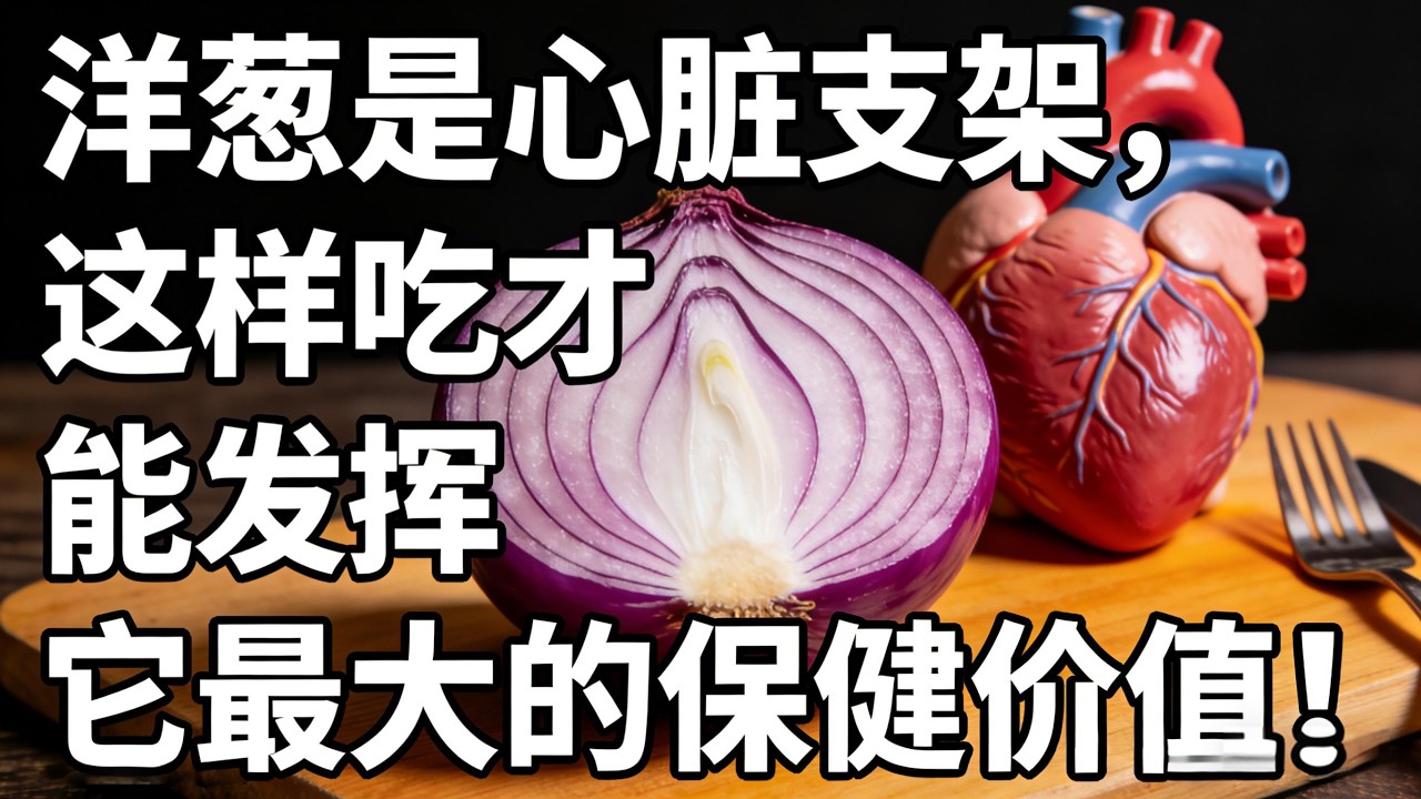 洋蔥是心臟支架，這樣吃才能發揮它最大的保健價值！