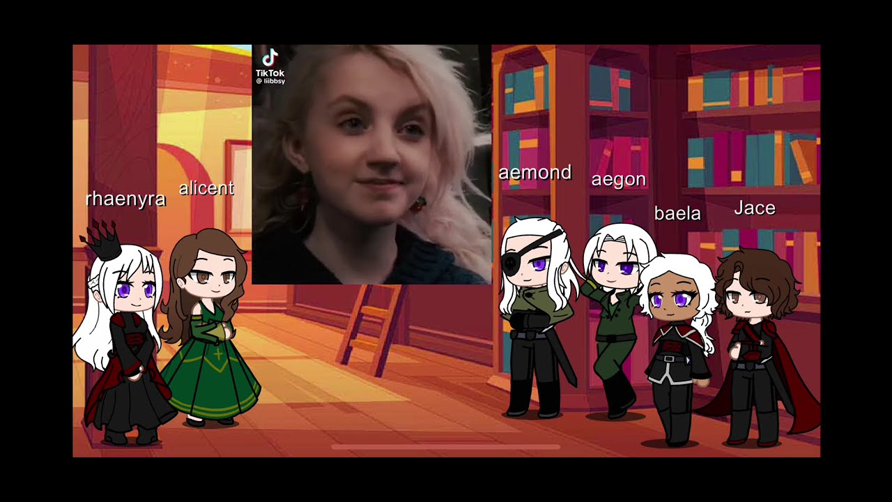 Hotd react to Helaena as Luna Lovegood(video is slowed)