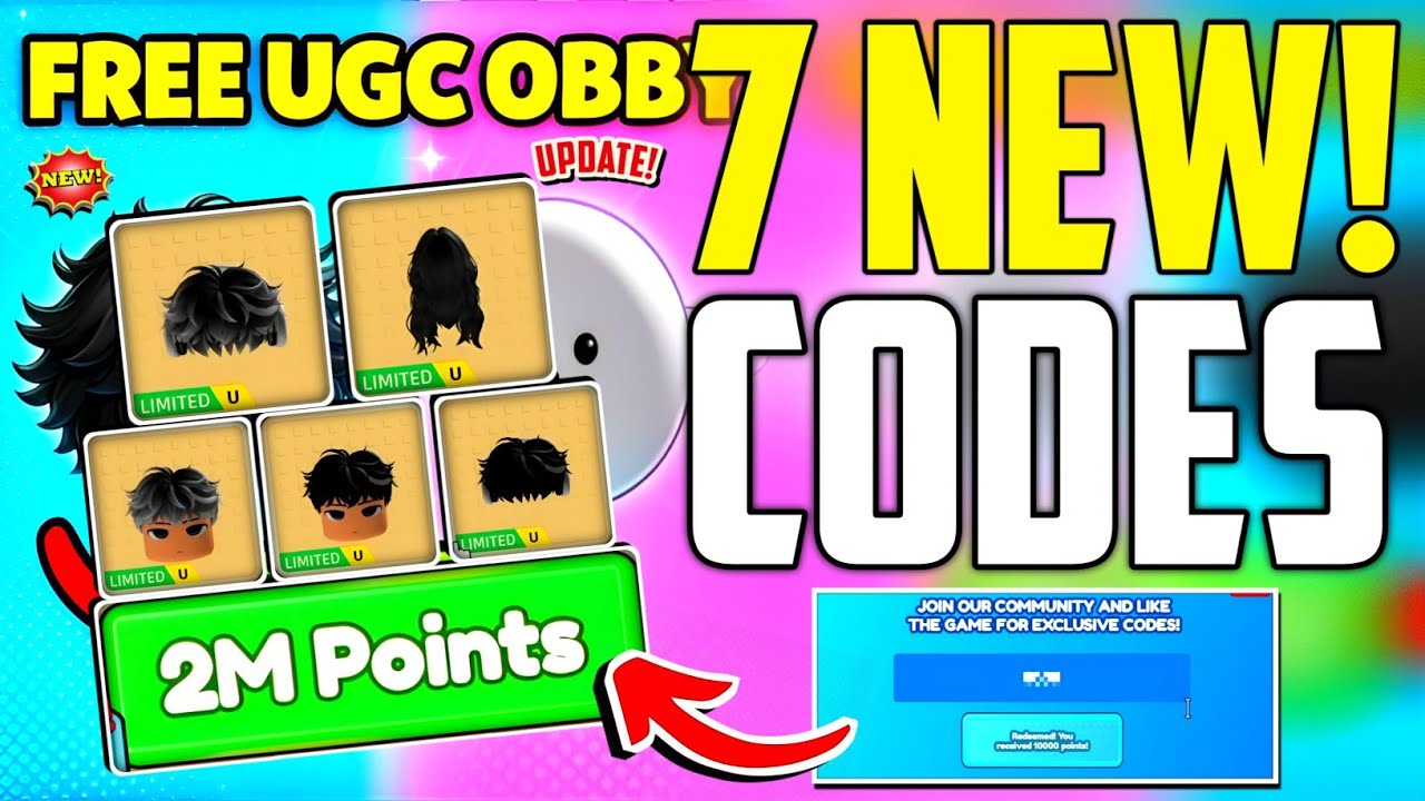 ⚠️FREE UGC!💥[CODE]⚠️ FREE UGC OBBY ROBLOX CODES MARCH 2026 - FREE UGC OBBY (AFK or PLAY) CODES