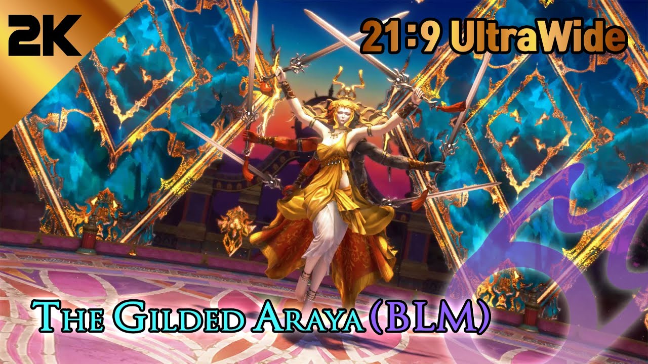[파이널 판타지14] - 아수라 토벌전(흑마도사 시점) / FFXIV The Gilded Araya(BLM)