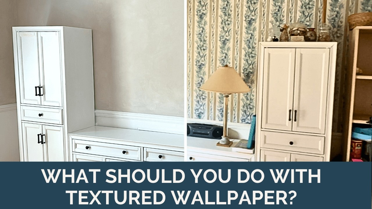Should You Paint Over Textured Wallpaper? | How to Repair a Wall After a Wallpaper Disaster